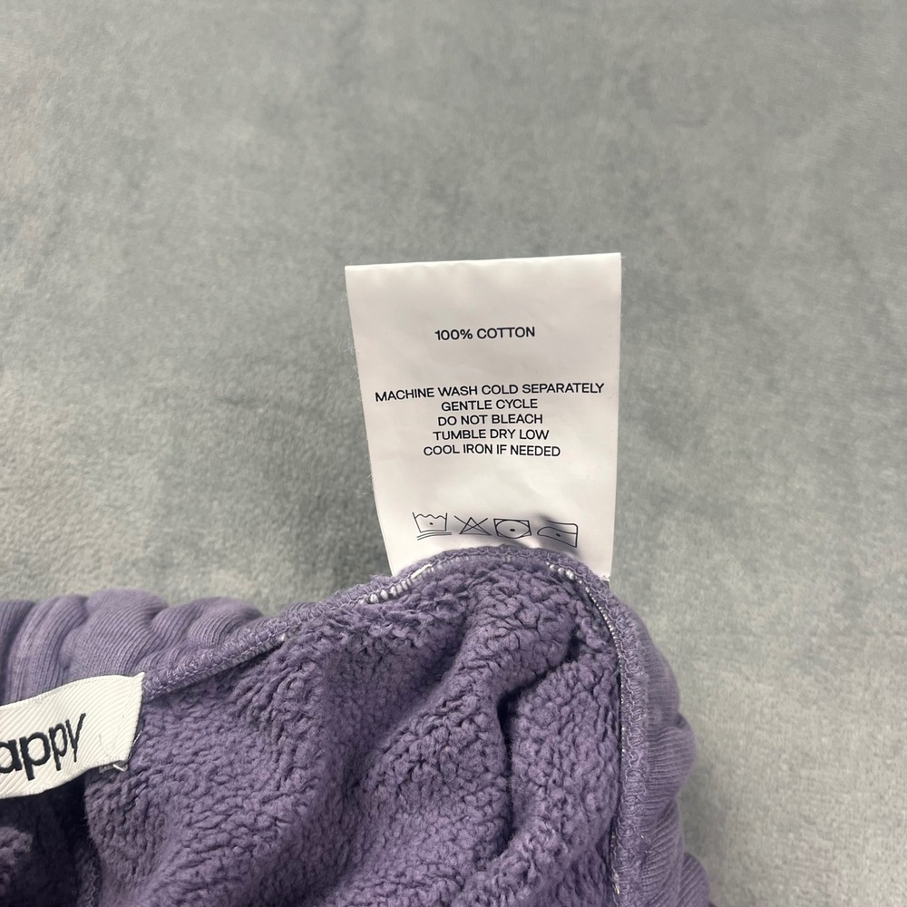 Madhappy Sweatpants Straight Leg Medium Purple Cotton Streetwear Made in USA - Picture 7 of 9
